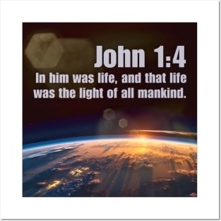 John 1:4 Posters and Art